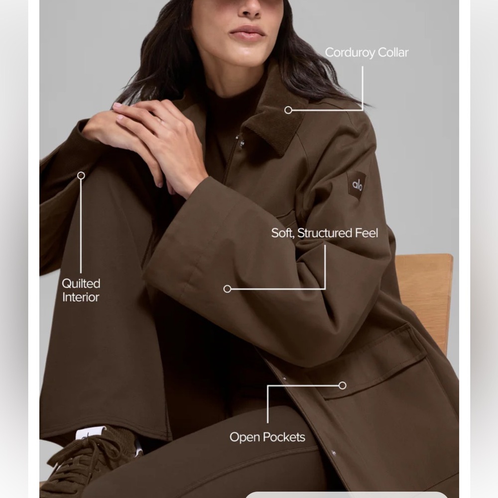 ALO YOGA twill barn jacket - Picture 5 of 10